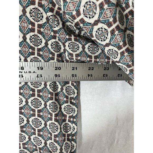 Max Studio Women’s Large Short Sleeve Button Up Blouse - Picture 6 of 8